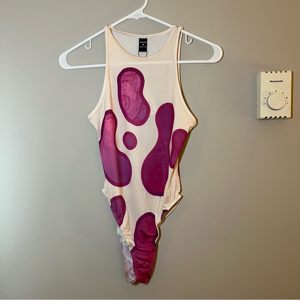 Purple and Pink Lava Lamp Tank Bodysuit